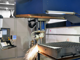 6 axis CNC laser welding and cutting cell